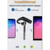 Casca Bluetooth Wireless CerCip G6, Autonomie 110 ore, Anulare zgomot fundal, Multipoint