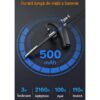 Casca Bluetooth Wireless CerCip G6, Autonomie 110 ore, Anulare zgomot fundal, Multipoint