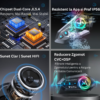 14 Casca Bluetooth Moto CerCip Y12 Pro, Intercom pentru 2 persoane, Autonomie 20 ore, Rezistenta la apa, Anulare zgomot, Muzica share, Raspuns Automat