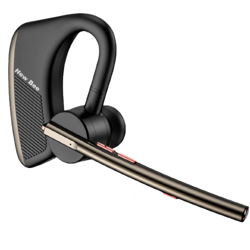 Casca Bluetooth New Bee M50, Baterie 24 ore, Reducere zgomot DSP, Cu husa, Sunet HD, Multipoint, Universală