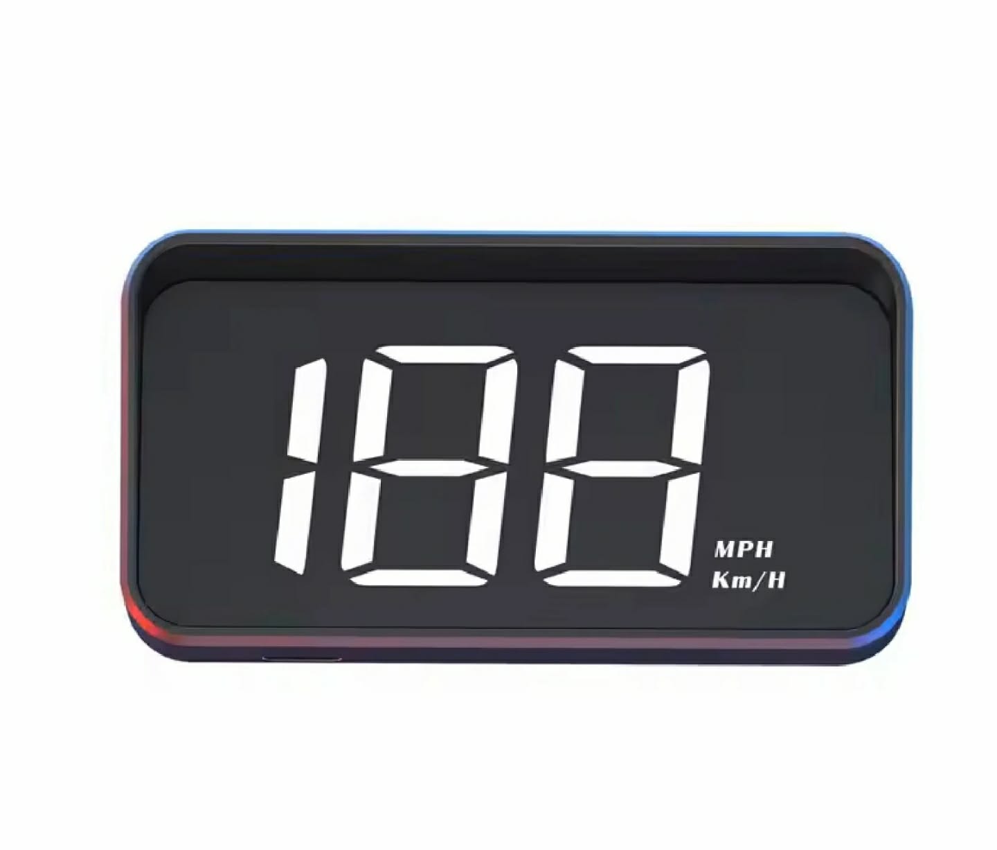 Ecran Head Up Display M2, Afisare kilometraj, Conectare la mufa USB, Universal, Afisaj digital, Alb