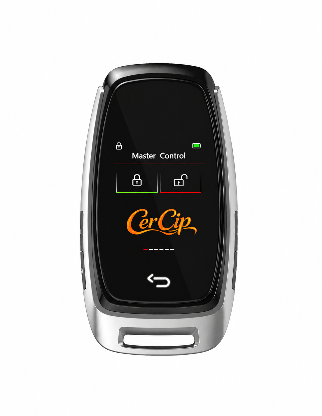 ChatGPT Image 12 sept. 2026, 08_50_04 Cheie Auto Smart cu Display CerCip 920 Argintiu, Activare Keyless Entry, 4 butoane, LCD cu touchscreen, Smart Car Key