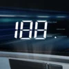 Ecran Head Up Display M2, Afisare kilometraj, Conectare la mufa USB, Universal, Afisaj digital, Alb