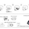 Usor-de-instalat Casca Bluetooth Moto CerCip Y12 Pro, Intercom pentru 2 persoane, Autonomie 20 ore, Rezistenta la apa, Anulare zgomot, Muzica share, Raspuns Automat