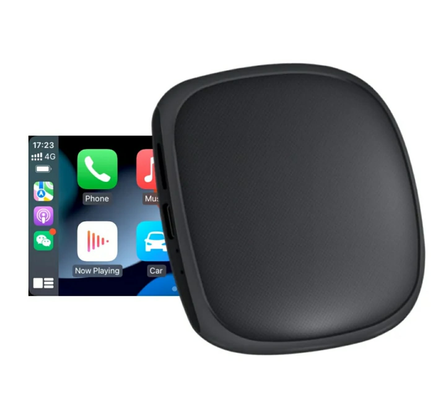 Adaptor Wireless CarPlay Android Auto, 4Gb Ram 64 Gb Memorie, Octa Core, Cip Qualcomm 6225, YouTube, Netflix Compatibil cu IOS si Android, Sim 4g