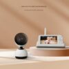 Camera Video pentru Bebelusi 2 in 1 KB11, Baby Monitor si Telefon, Detectie Miscare/Sunet,  Temperatura, Umiditate, Cantece, Cloud + SD, Senzor nocturn, LCD, Wireless, 3MP