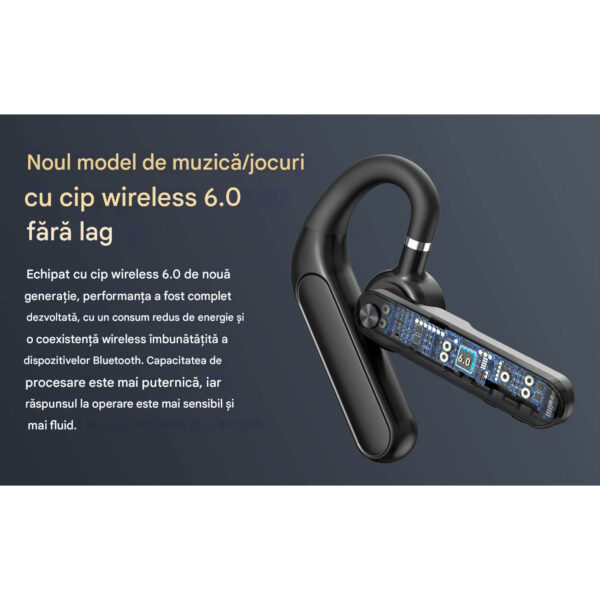 res_00a3227d63c9e67982f2a1bba0d325fe Casca Bluetooth CerCip F10, Autonomie baterie 48 ore, Anulare zgomot AI, Multipoint, Afisare procent baterie