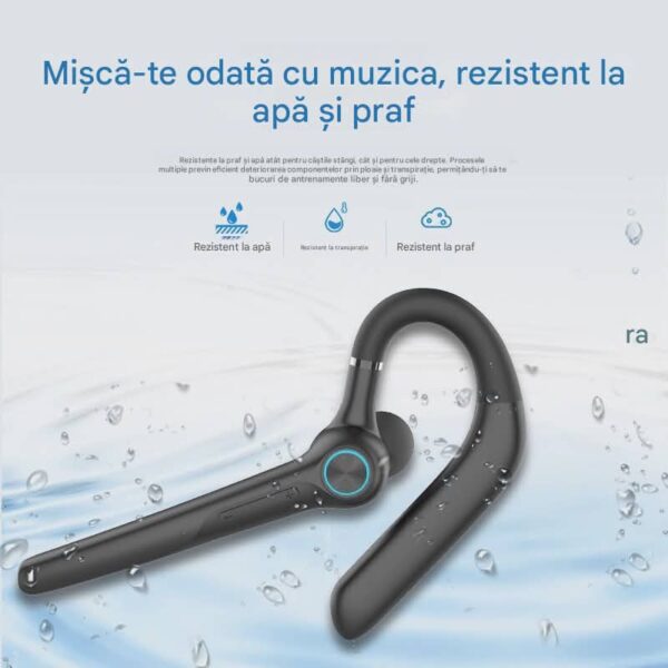 res_00f4540d9e223168278e41c351cafaf8 Casca Bluetooth CerCip G3, Autonomie baterie 15 ore, Cu carcasa de încarcare, Eliminare Zgomot, Universală, Negru