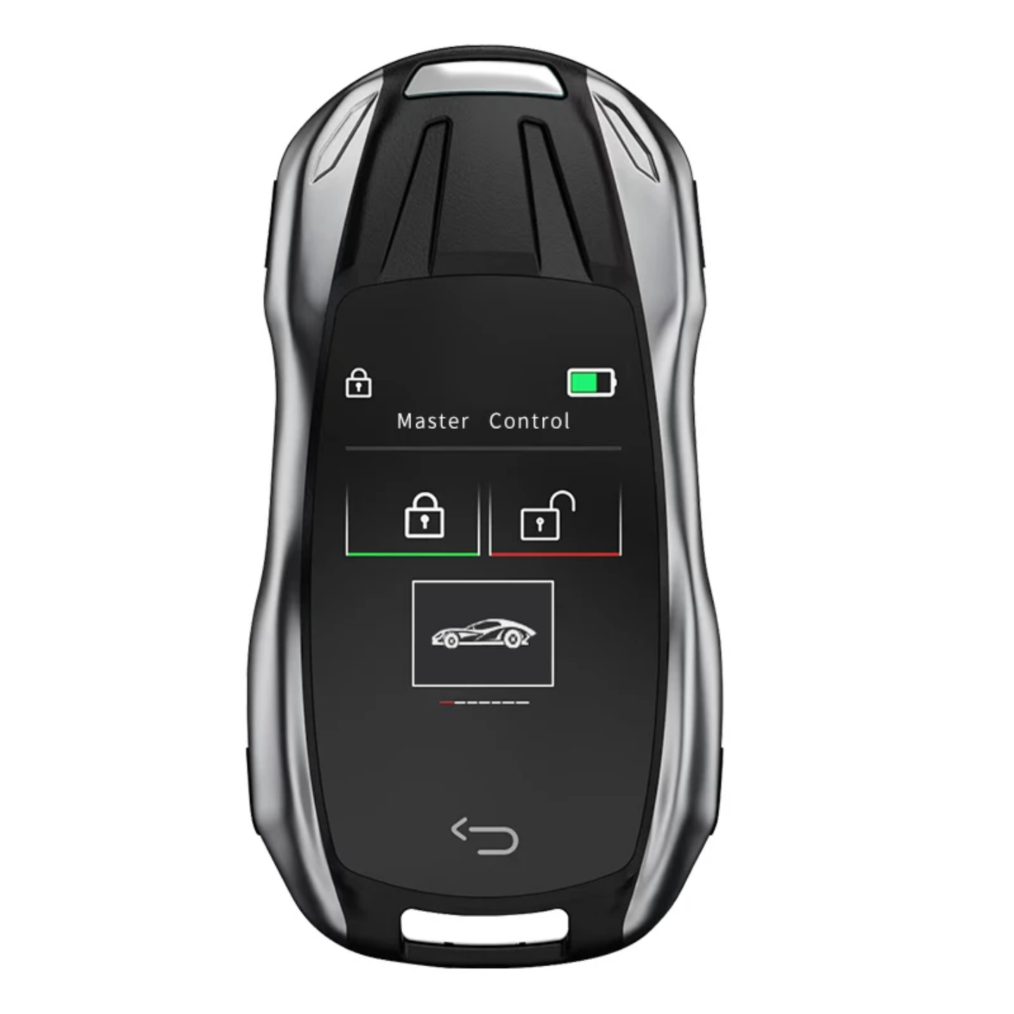 Cheie Auto Smart cu display 828, Activare Keyless Entry, 4 butoane, LCD cu touchscreen