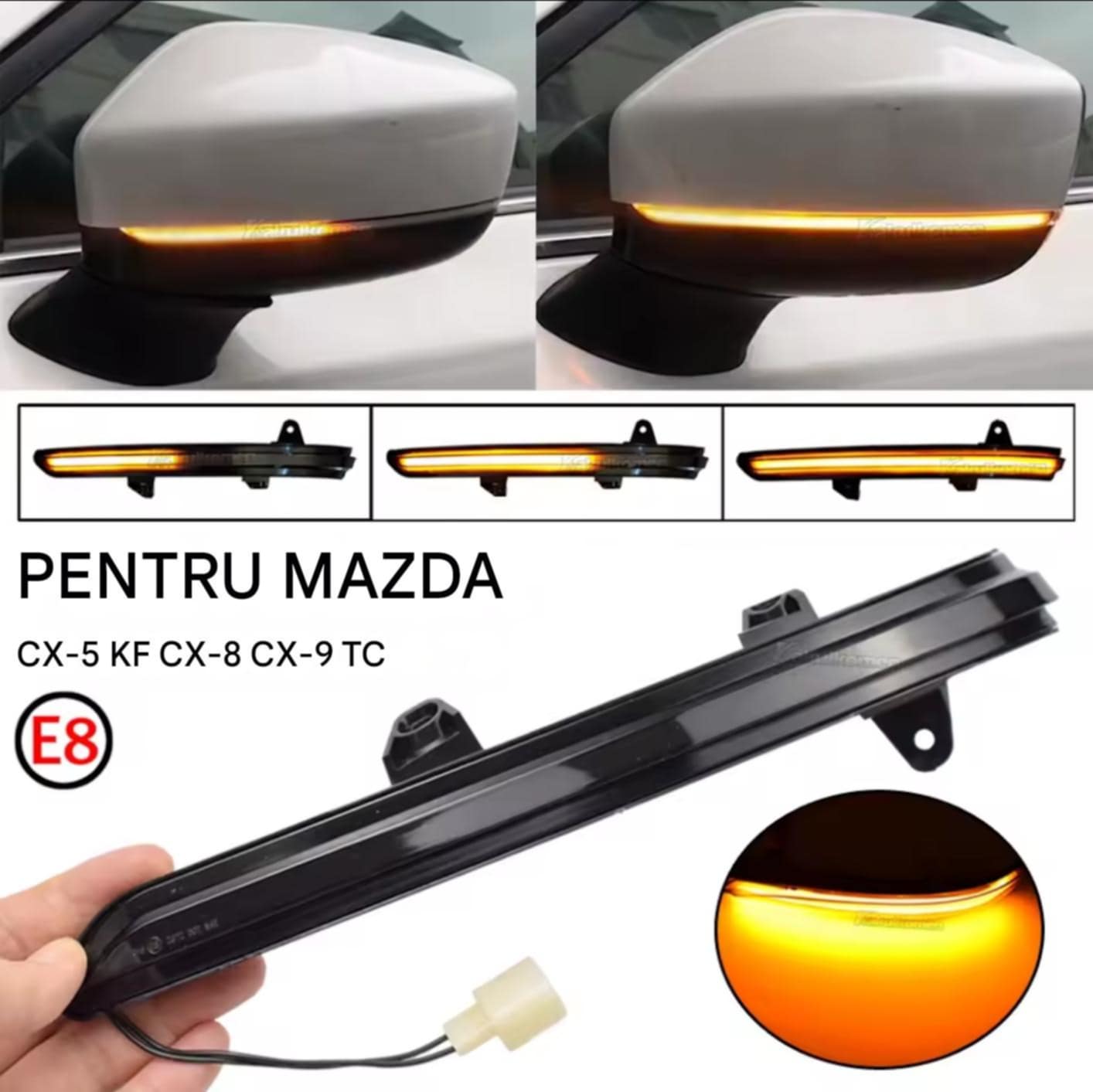 Semnalizari dinamice oglinda MAZDA CX-5, CX-8, CX-9