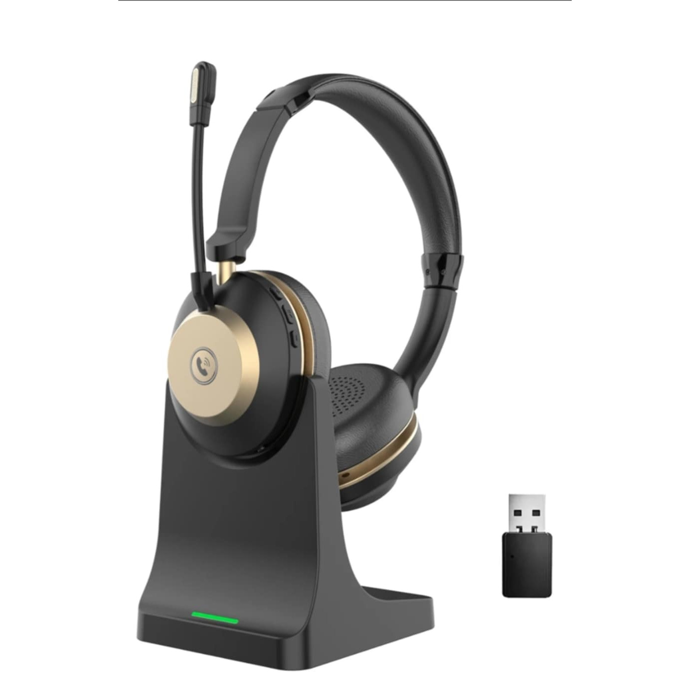 Casca Call Center BT882, Statie de încarcare, Baterie 45 ore, Anulare zgomot, Multipoint