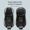 Cheie Auto Smart cu display 828, Activare Keyless Entry, 4 butoane, LCD cu touchscreen