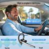 Casca Bluetooth CerCip G9, Bluetooth 5.1, Anulare zgomot, Cu carcasa de incarcare, Sunet HD, Multipoint, Autonomie baterie 60 ore, 15m, 13.6 grame, Buton mute
