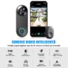 res_4f935a8b82659653cd65c25ecb8de997 Sonerie Wireless, HD 1080P, Wi-fi, Unghi larg de 166 grade, Aplicatie, Senzor detectie miscare