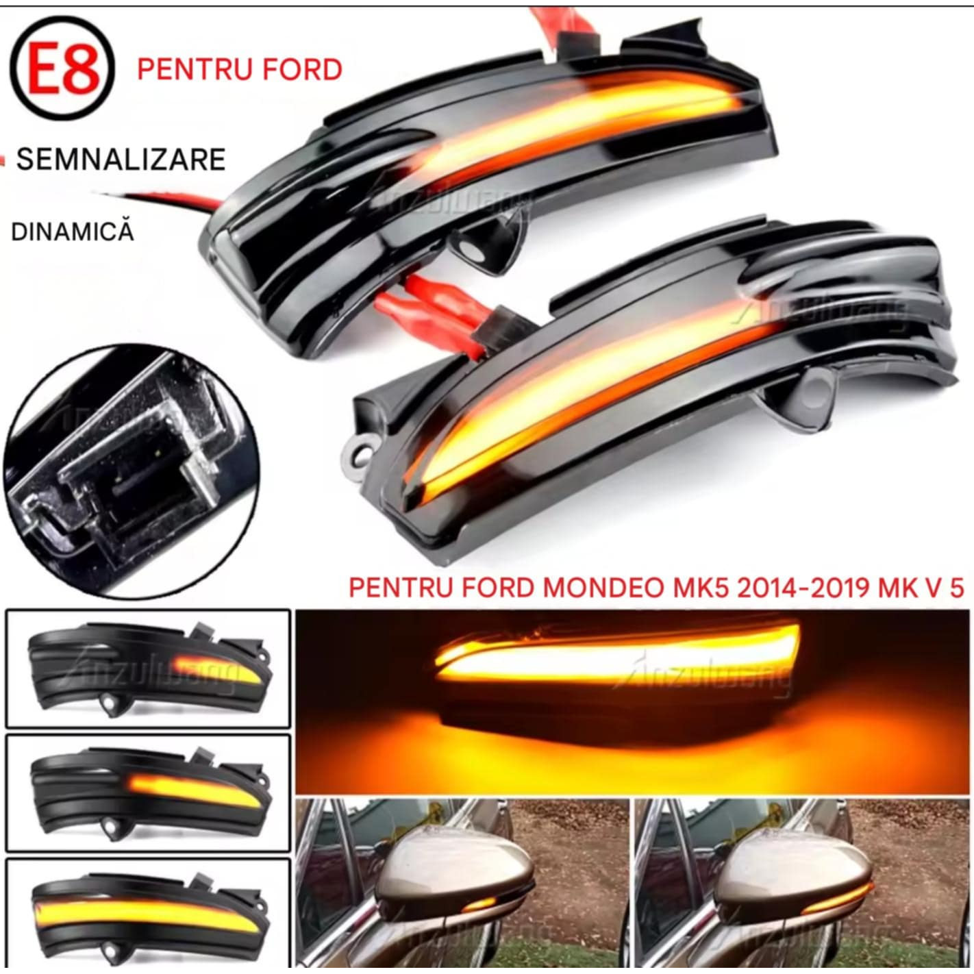 Semnalizari dinamice oglinda FORD Mondeo MK5 2015-2019, Fusion 2014-2018