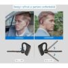 Casca Bluetooth New Bee M50, Baterie 24 ore, Reducere zgomot DSP, Cu husa, Sunet HD, Multipoint, Universală
