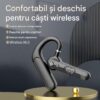 res_70c8c363e569998ca43d8776edd67bf7 Casca Bluetooth CerCip F10, Autonomie baterie 48 ore, Anulare zgomot AI, Multipoint, Afisare procent baterie