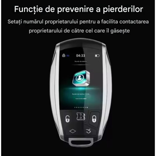 res_71bb5d40aeaed43c8485ac0730e1c85a Cheie Auto Smart cu Display B-One, Activare Keyless Entry, 4 butoane, LCD cu touchscreen