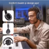 Casti audio profesionale New Bee DH81, Pentru Studio, DJ, Podcast, Mixaj, Inregistrare, Cu fir, Culoare Negru