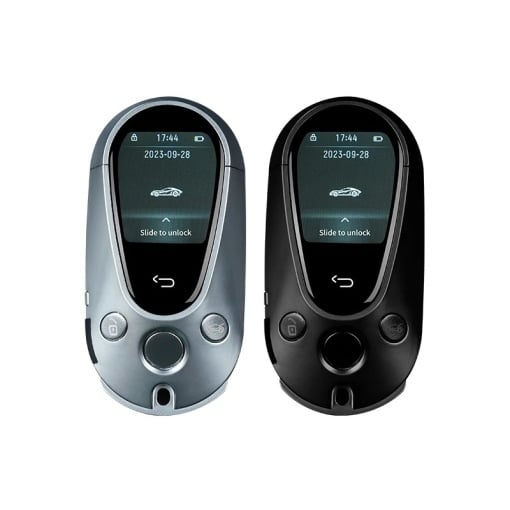 Cheie Auto Smart cu Display 700, Activare Keyless Entry, 4 butoane, LCD cu touchscreen