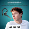 Casca Bluetooth CerCip G9, Autonomie baterie 15 ore, Carcasa de incarcare, Anulare zgomot, Sunet HD