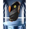 res_9a2d25fbdb4c9dadd7574a20b89815ab Suport auto pentru telefon, Incarcare wirless 15W, Senzor inflarosu, Pad din silicon, Rotire 360°, Control tactil