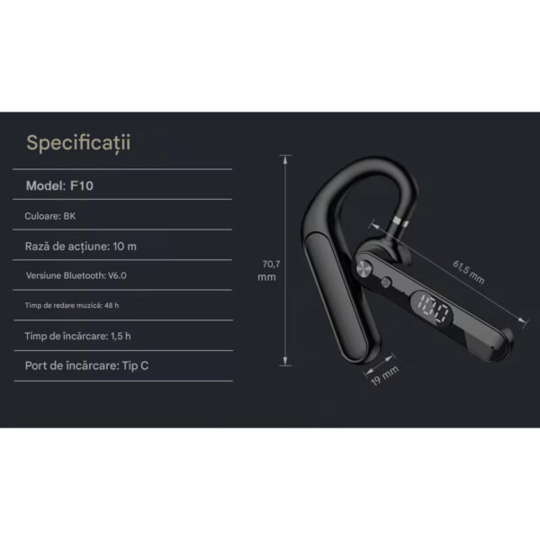 res_a025ef6b8ad2b6bd7cd0f26aac0fd747 Casca Bluetooth CerCip F10, Autonomie baterie 48 ore, Anulare zgomot AI, Multipoint, Afisare procent baterie
