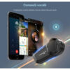 Casca Bluetooth pentru MOTO, FreedConn KY PRO, Intercom pentru 6 persoane 1200m, Autonomie baterie 11 ore, Anulare zgomot, Rezistenta apa IP65, Multipoint, Comanda vocala, Walkie-Talkie, Radio FM, Partajare muzica, Raspuns automat