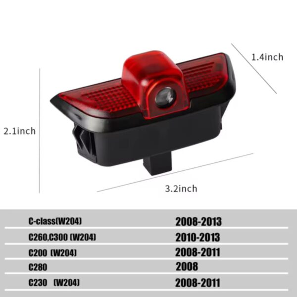 res_c6eedd96a4dba50b187c06fb2b3c1de1 Lampi Portiere Auto MERCEDES BENZ, Holograma LED cu LOGO, Compatibile cu W204, C260, C300, C200, C280, C230