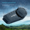 Casca Bluetooth pentru MOTO, FreedConn KY PRO, Intercom pentru 6 persoane 1200m, Autonomie baterie 11 ore, Anulare zgomot, Rezistenta apa IP65, Multipoint, Comanda vocala, Walkie-Talkie, Radio FM, Partajare muzica, Raspuns automat