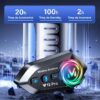 res_d4bcacfbfb759e4feba0afbe0de9b79b Casca Bluetooth Moto CerCip Y12 Pro, Intercom pentru 2 persoane, Autonomie 20 ore, Rezistenta la apa, Anulare zgomot, Muzica share, Raspuns Automat