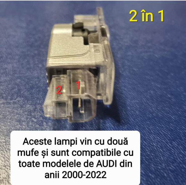 Lampi portiere AUDI cu Logo, Compatibile cu A7, A5, A6, A3, A4, A1, R8, TT, Q7, Q5, Q3, A8, S3, S4, S5, S6, S7, S8, RS4, RS5, RS6