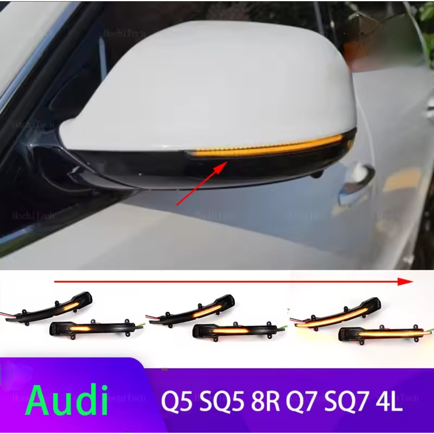 Semnalizari dinamice oglinda AUDI Q5 SQ5 8R 2008-2017, Q7 SQ7 4L Facelift 2009-2015