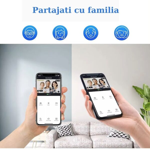 res_f9ff32c2d836904ec0a24b83d8ec5dab Sonerie Wireless, HD 1080P, Wi-fi, Unghi larg de 166 grade, Aplicatie, Senzor detectie miscare