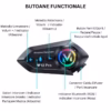 temp-Imagex-Ul82o Casca Bluetooth Moto CerCip Y12 Pro, Intercom pentru 2 persoane, Autonomie 20 ore, Rezistenta la apa, Anulare zgomot, Muzica share, Raspuns Automat