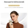 Casti Wireless TWS Ergonomice M160, Autonomie baterie 38 ore, Purtare pe ureche, Carcasa reîncărcabilă cu oglindă, Anulare zgomot, Multipoint, Sunet stereo Hi-Fi, Wireless V6.0, Bluetooth V5.4, Greutate 3g, Culoare Crem