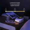 Aspirator Nazal Electric pentru Bebelusi BC030, Portabil, Baterie 2500 mAh, 9 niveluri de aspiratie, Curatare rapida, Cantec leagan, Lumina veghe, Putere 65-70 Kpa, Reincarcabil