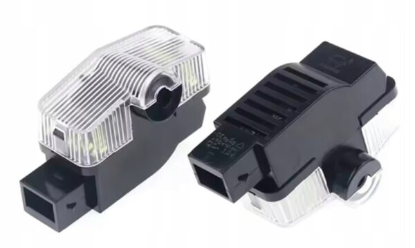 Lampi Portiere Auto SKODA cu LOGO, Compatibile cu Octavia 2015–2024, KODIAQ 2016-2024, KAROQ 2017-2024, YETI 2012-2017, Set 2 bucati, Lentile de sticla, Instalare Plug & Play, Calitate premium