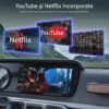 Adaptor Wireless CarPlay Android Auto, 4Gb Ram 64 Gb Memorie, Octa Core, Cip MTK MT676X, YouTube, Netflix Compatibil cu IOS si Android, Sim 4g