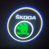 Lampi Portiere Auto SKODA cu LOGO, Compatibile cu Octavia 2015–2024, KODIAQ 2016-2024, KAROQ 2017-2024, YETI 2012-2017, Set 2 bucati, Lentile de sticla, Instalare Plug & Play, Calitate premium