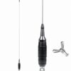 50389cb3-7997-4874-bcb4-413fd9f689f5 Antena pentru statie auto CB, Înălțime 150 cm, Cu baza magnetica si fluture, Mufa PL, Emisie 15km, Cablu inclus, Otel