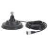 69f99a61-cd0a-4b84-8345-5c92f6fc13a3 Antena pentru statie auto CB, Înălțime 150 cm, Cu baza magnetica si fluture, Mufa PL, Emisie 15km, Cablu inclus, Otel