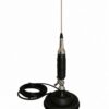 e9ad4561-7b6f-439e-b94e-d0d696995949 Antena pentru statie auto CB, Înălțime 150 cm, Cu baza magnetica si fluture, Mufa PL, Emisie 15km, Cablu inclus, Otel