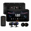 Navigatie MOTO CerCip MT9, Carplay/Android Auto, Octa-Core, GPS, IP67 Rezistenta apa, Camere 2K, Senzori presiune roti, Wifi, BSD, 6'25 inch, Touch, Mirror Link