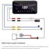 Navigatie MOTO CerCip MT9, Carplay/Android Auto, Octa-Core, GPS, IP67 Rezistenta apa, Camere 2K, Senzori presiune roti, Wifi, BSD, 6'25 inch, Touch, Mirror Link