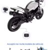 Navigatie MOTO CerCip MT9, Carplay/Android Auto, Octa-Core, GPS, IP67 Rezistenta apa, Camere 2K, Senzori presiune roti, Wifi, BSD, 6'25 inch, Touch, Mirror Link