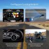 Navigatie MOTO CerCip MT9, Carplay/Android Auto, Octa-Core, GPS, IP67 Rezistenta apa, Camere 2K, Senzori presiune roti, Wifi, BSD, 6'25 inch, Touch, Mirror Link