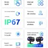 Navigatie MOTO CerCip MT9, Carplay/Android Auto, Octa-Core, GPS, IP67 Rezistenta apa, Camere 2K, Senzori presiune roti, Wifi, BSD, 6'25 inch, Touch, Mirror Link
