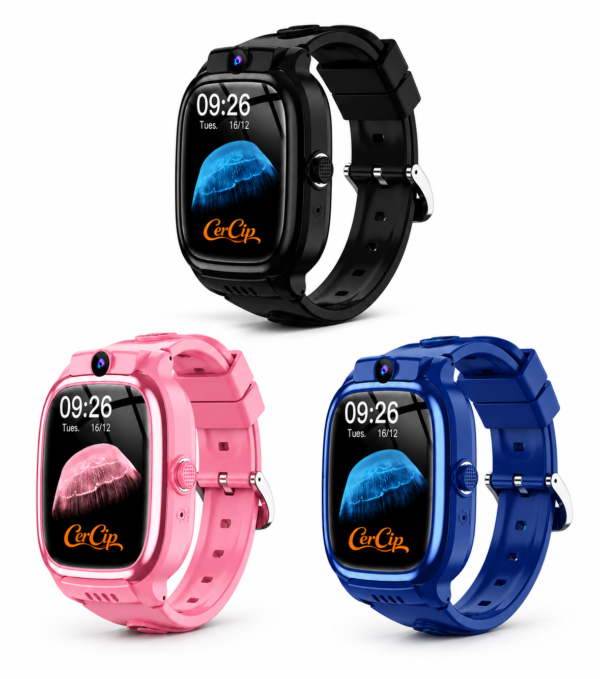 Ceas SMART pentru Copii, Smartwatch CerCip Y88,  Sim card 4G, Baterie 48 ore, Localizare GPS, Camera 3MP, Incarcare Wireless, Ecran cu Touch, Apel video, Functie spion, SOS