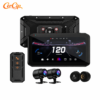 Navigatie MOTO CerCip MT9, Carplay/Android Auto, GPS, IP67 rezistenta apa, Camere 2K, Senzori presiune roti